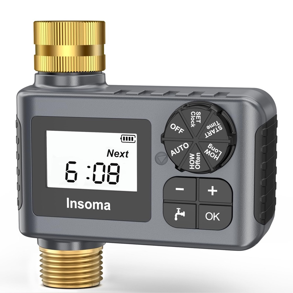 NEW Outdoor Water Timer Scheduling Watering Lawn, Garden, Plant - Rain Delay